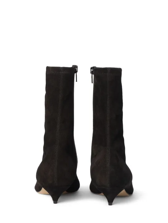 The Row   35mm Uxor suede ankle boots 