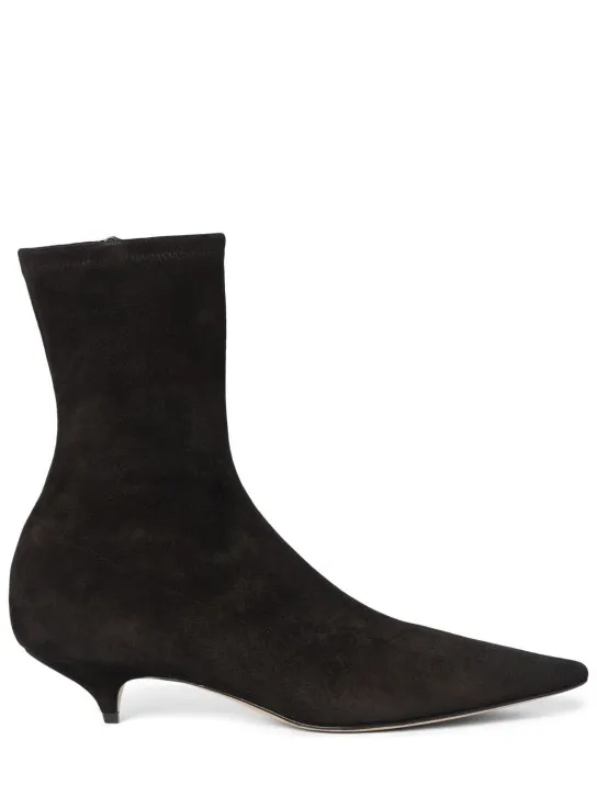 The Row   35mm Uxor suede ankle boots 