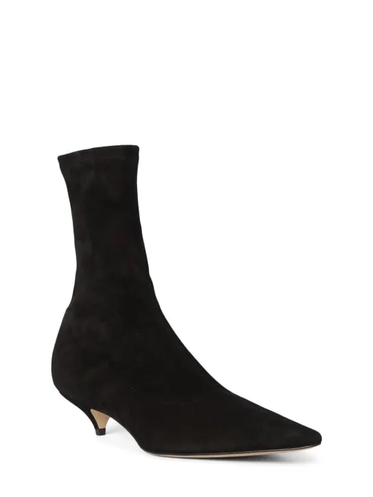 The Row   35mm Uxor suede ankle boots 