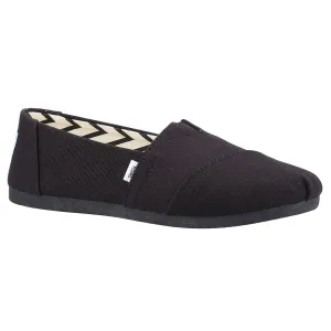 TOMS Alpargata 100% Cotton Women's Black Espadrilles