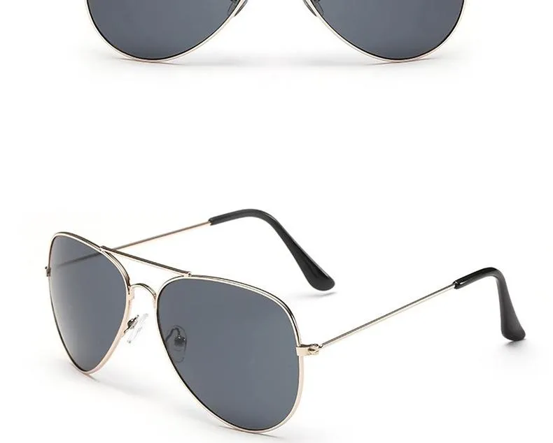 Top Designer Luxury Retro Pilot Sunglasses for Women and Men