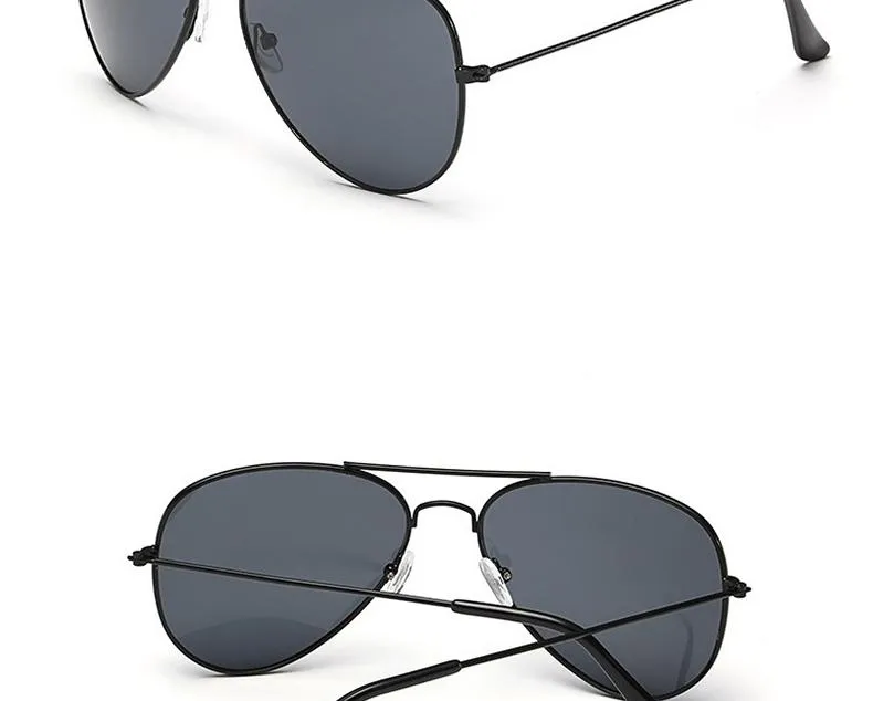 Top Designer Luxury Retro Pilot Sunglasses for Women and Men