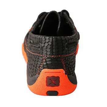 Twisted X Youth Orange and Black Driving Moc