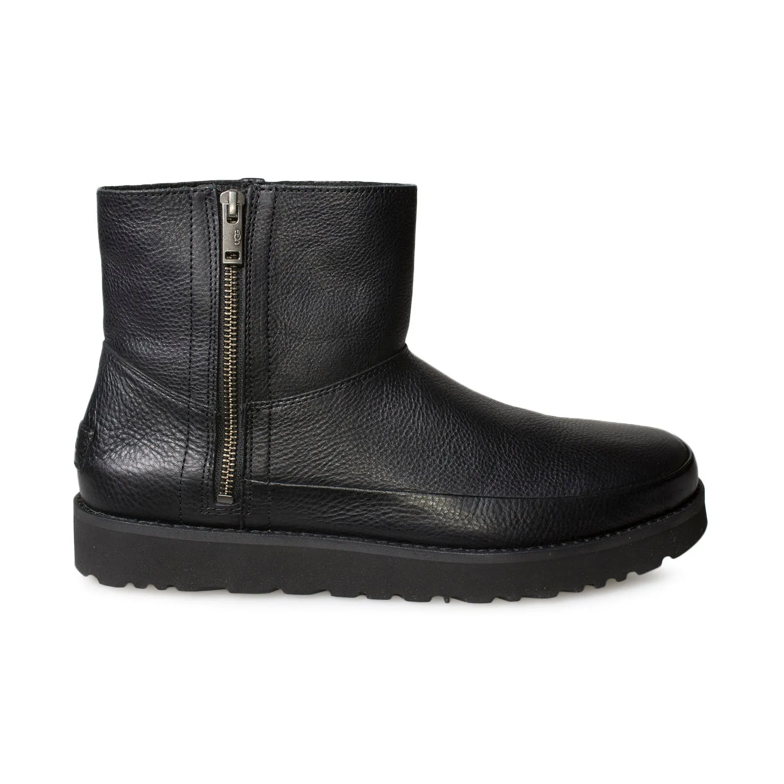 UGG Deconstructed Mini Black Boots - Women's