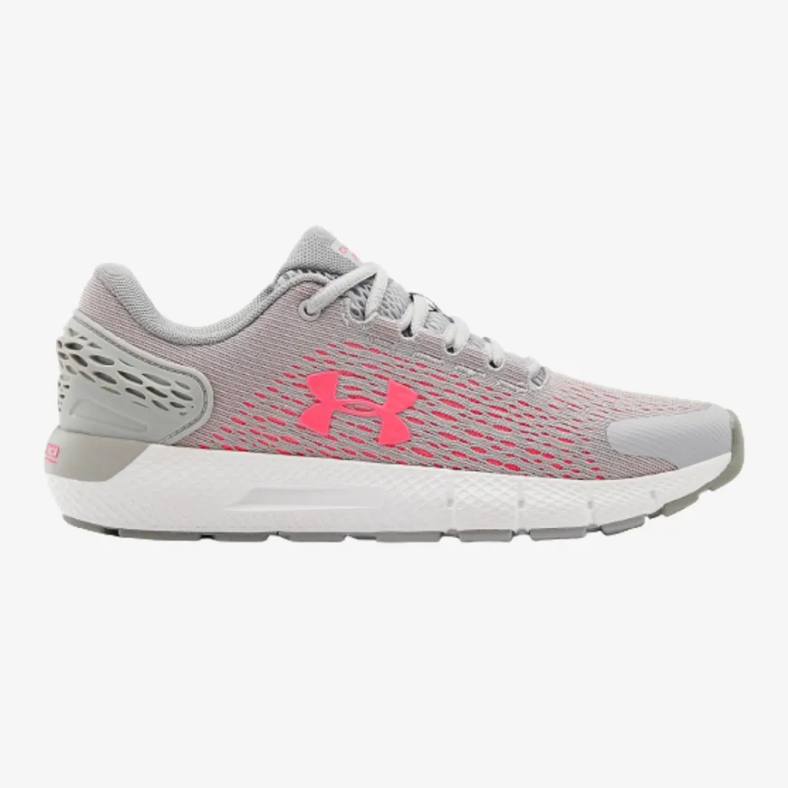 Under Armour Charged Rogue 2 Kids-Boys Running Espadrilles Grey/Cerise