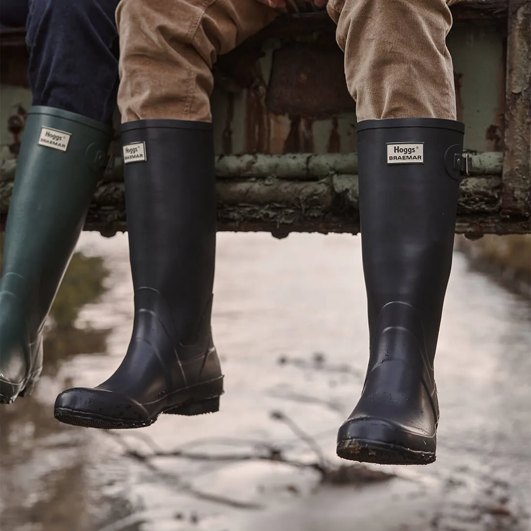 Unisex Braemar Wellington Boots - Navy by Hoggs of Fife