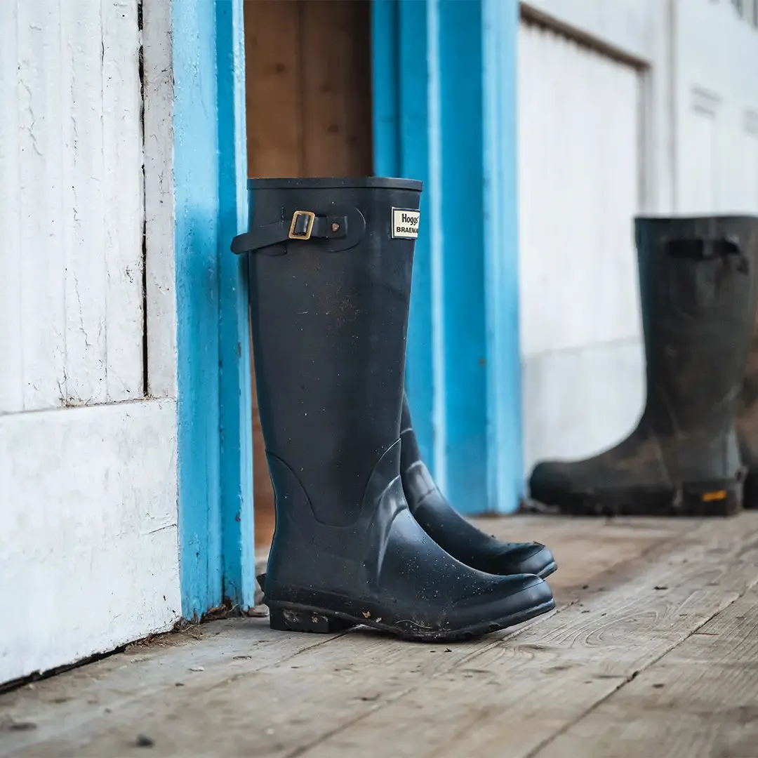 Unisex Braemar Wellington Boots - Navy by Hoggs of Fife