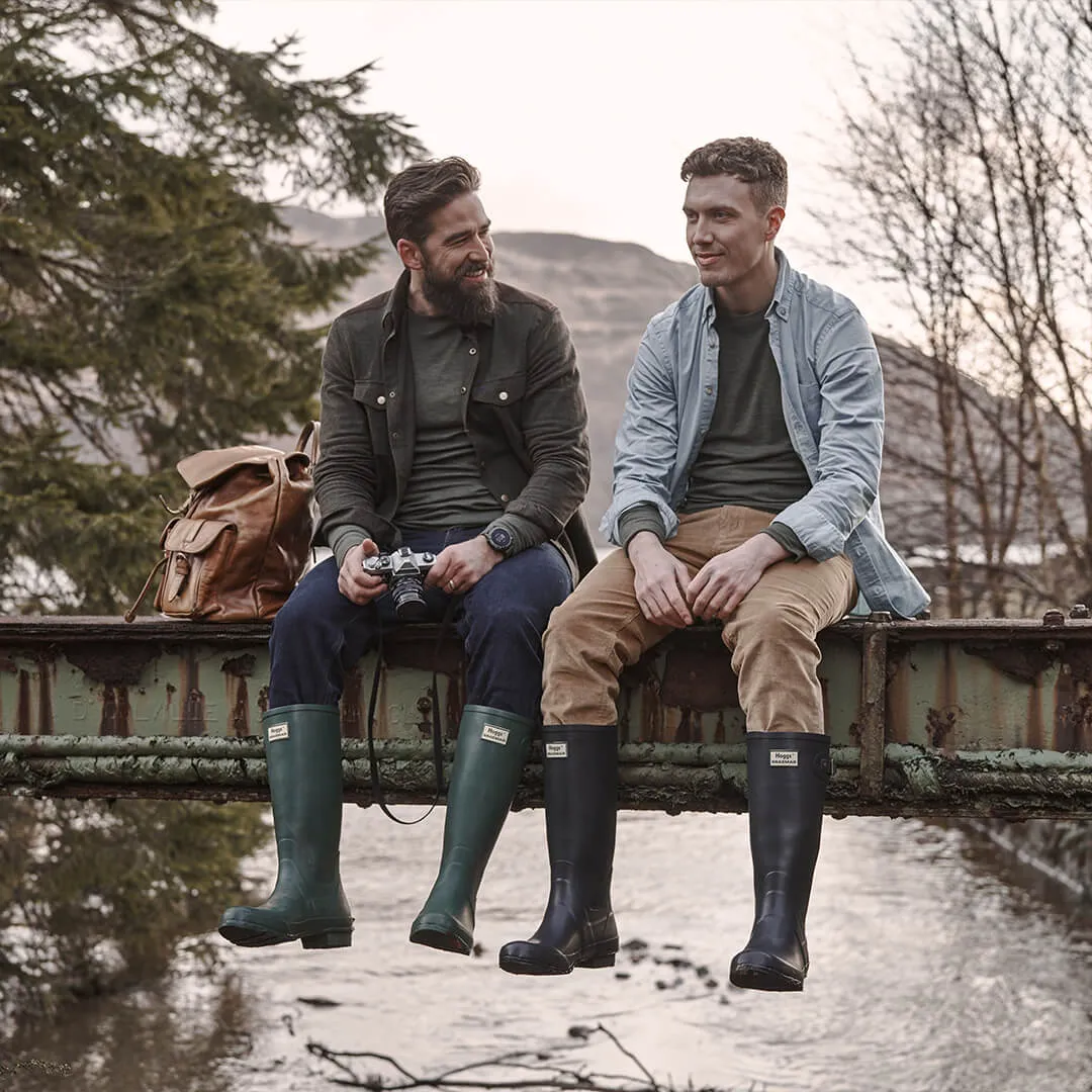 Unisex Braemar Wellington Boots - Navy by Hoggs of Fife