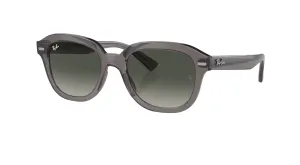 Unisex Ray Ban Sunglasses Rb4398 Erik Polished Opal Dark Grey Sunnies - L