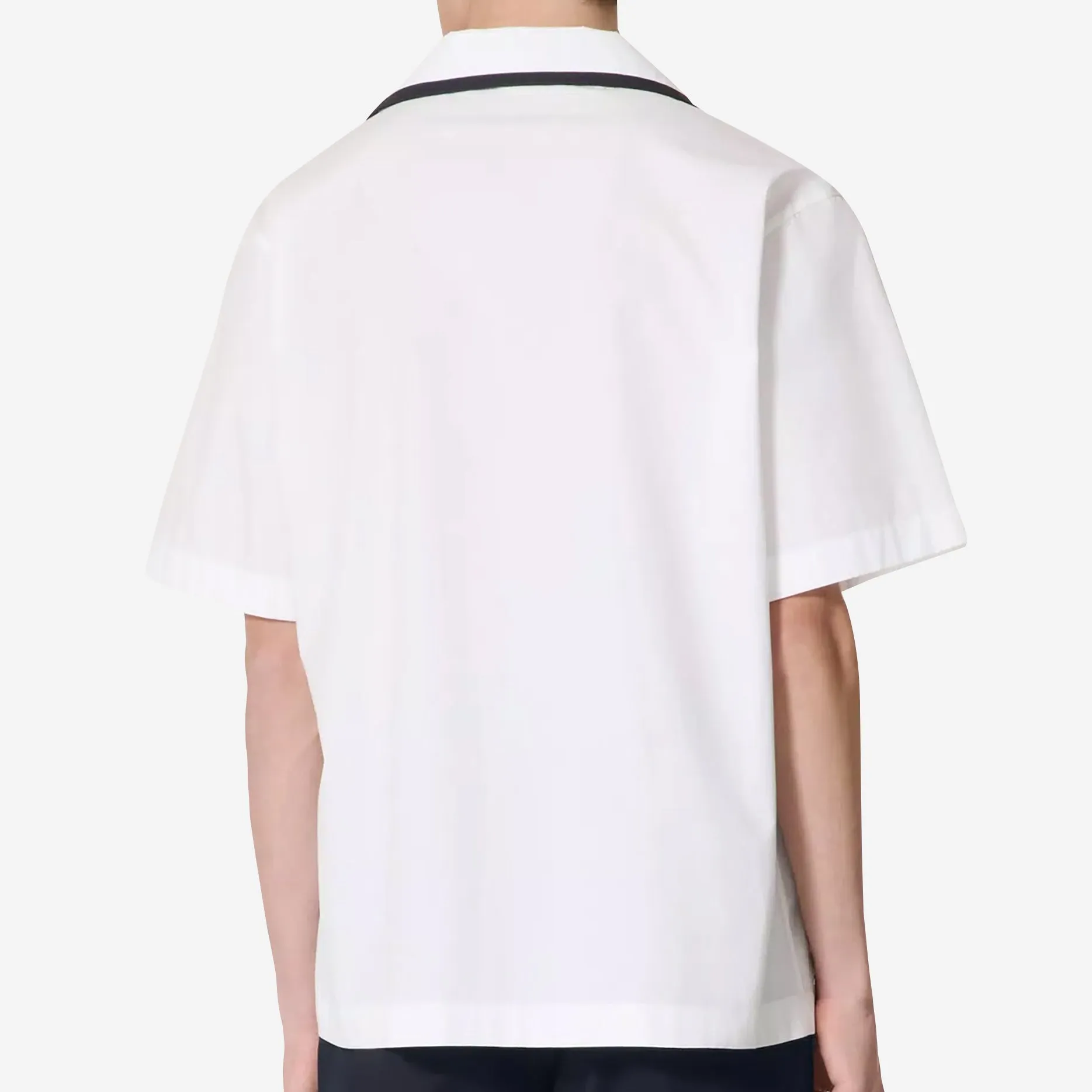 Valentino Garavani Rubberised V Detail Bowling Shirt