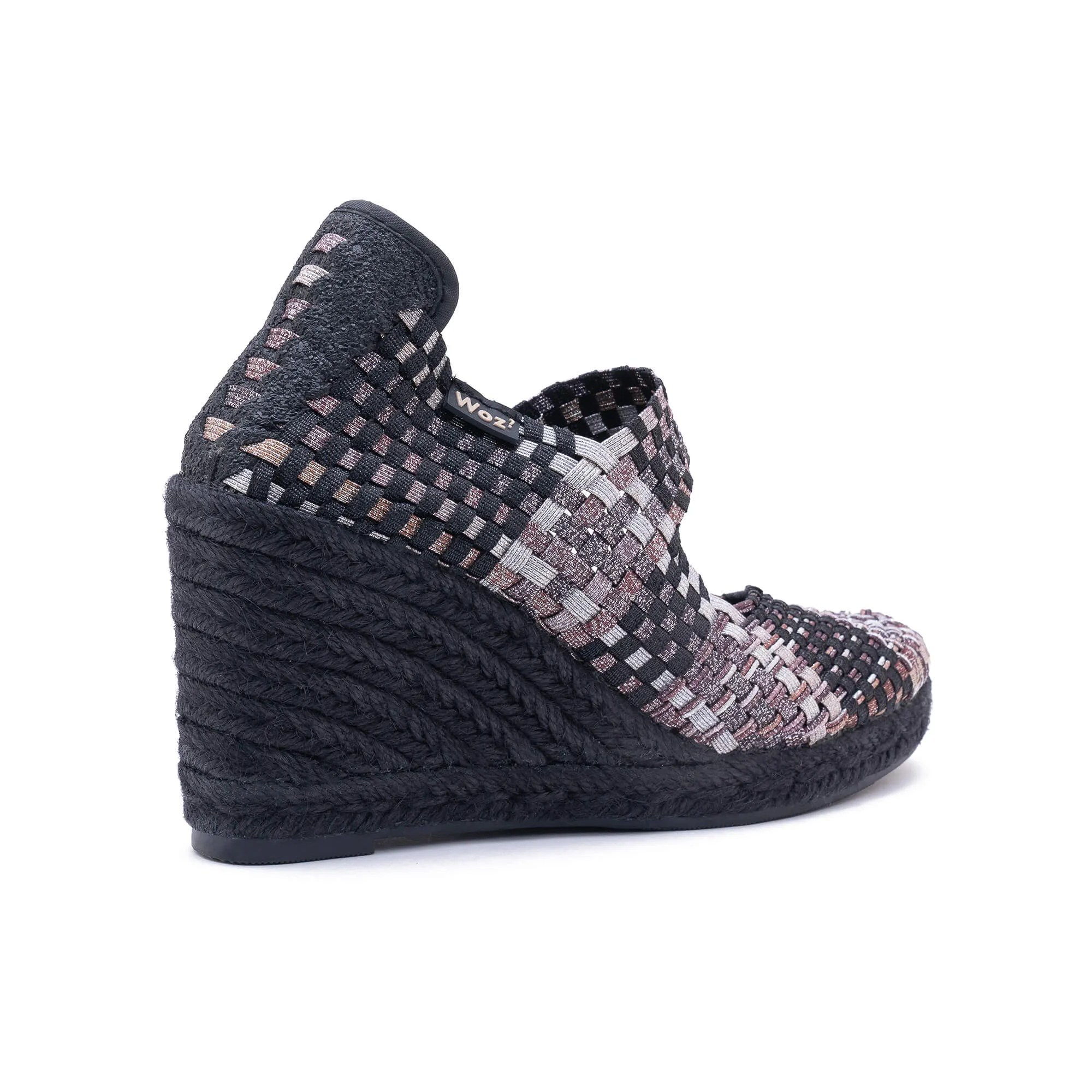 Viareggio Multi Bronze & Black Espadrilles