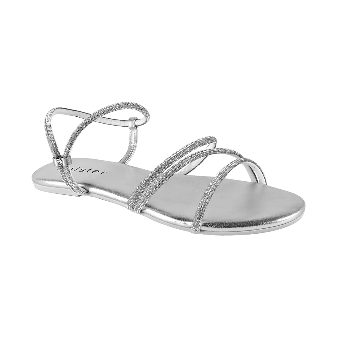 Viva Flat & Viva Espadrille Bundle - Silver/Silver