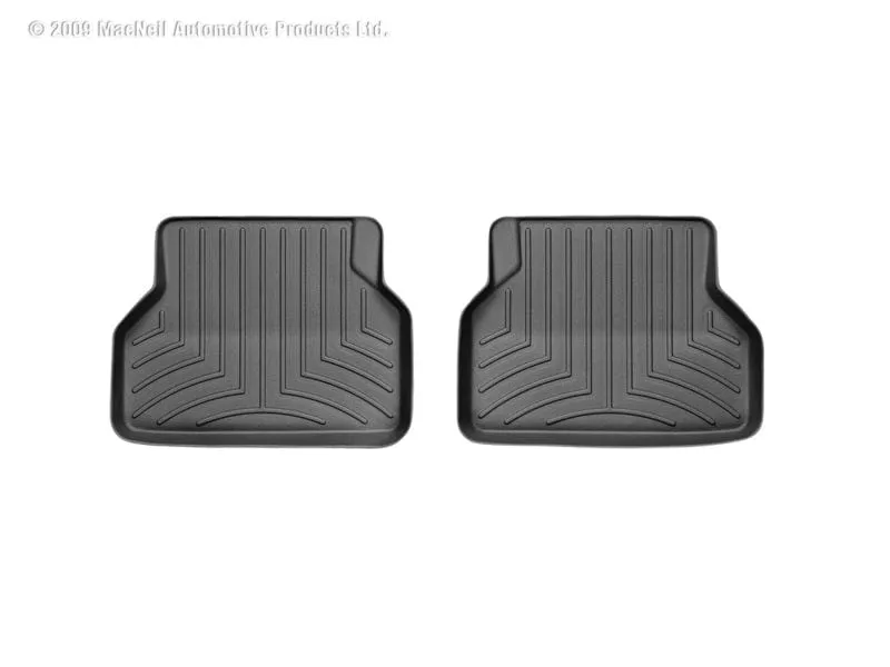 WeatherTech 04-10 BMW 5-Series (E60) Rear FloorLiner - Black