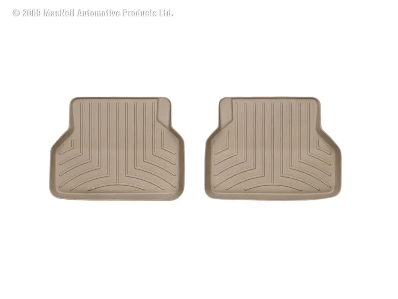 WeatherTech 04-10 BMW 5-Series (E60) Rear FloorLiner - Tan