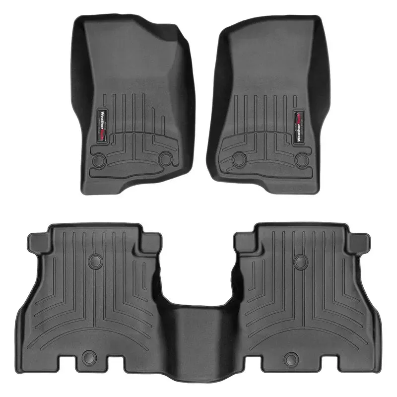 Weathertech FloorLiner Laser Measured Custom Fit | Front and Rear Set