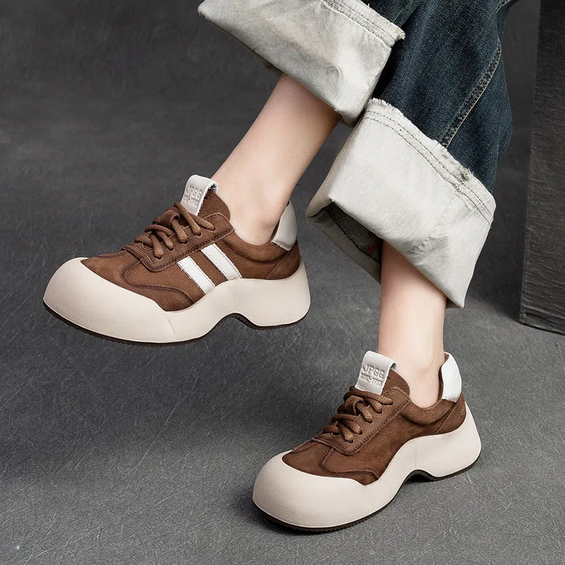 Women Minimalist Fashion Leather Sport Casual Shoes