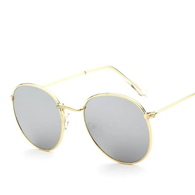 Women's Acrylic Lens Alloy Frame Wrap Style Anti-Reflective Sunglasses