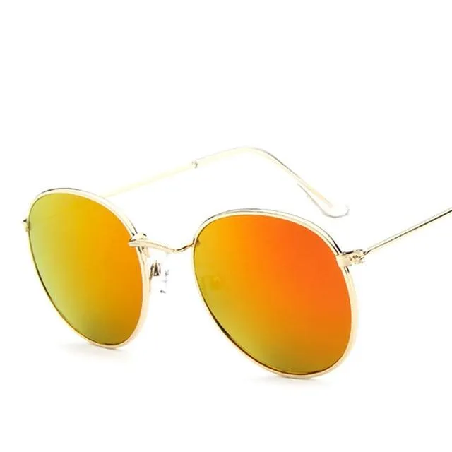 Women's Acrylic Lens Alloy Frame Wrap Style Anti-Reflective Sunglasses