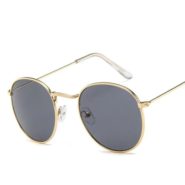 Women's Acrylic Lens Alloy Frame Wrap Style Anti-Reflective Sunglasses