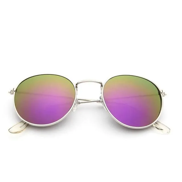 Women's Acrylic Lens Alloy Frame Wrap Style Anti-Reflective Sunglasses