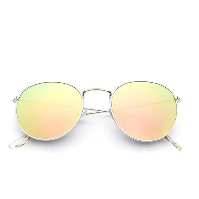 Women's Acrylic Lens Alloy Frame Wrap Style Anti-Reflective Sunglasses