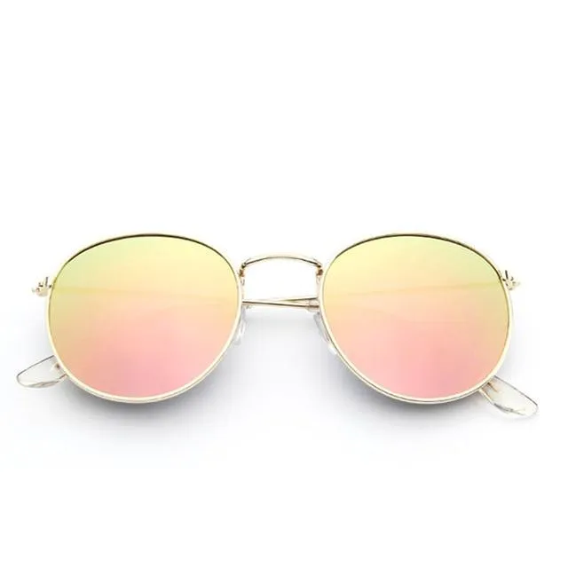 Women's Acrylic Lens Alloy Frame Wrap Style Anti-Reflective Sunglasses