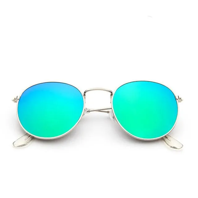 Women's Acrylic Lens Alloy Frame Wrap Style Anti-Reflective Sunglasses