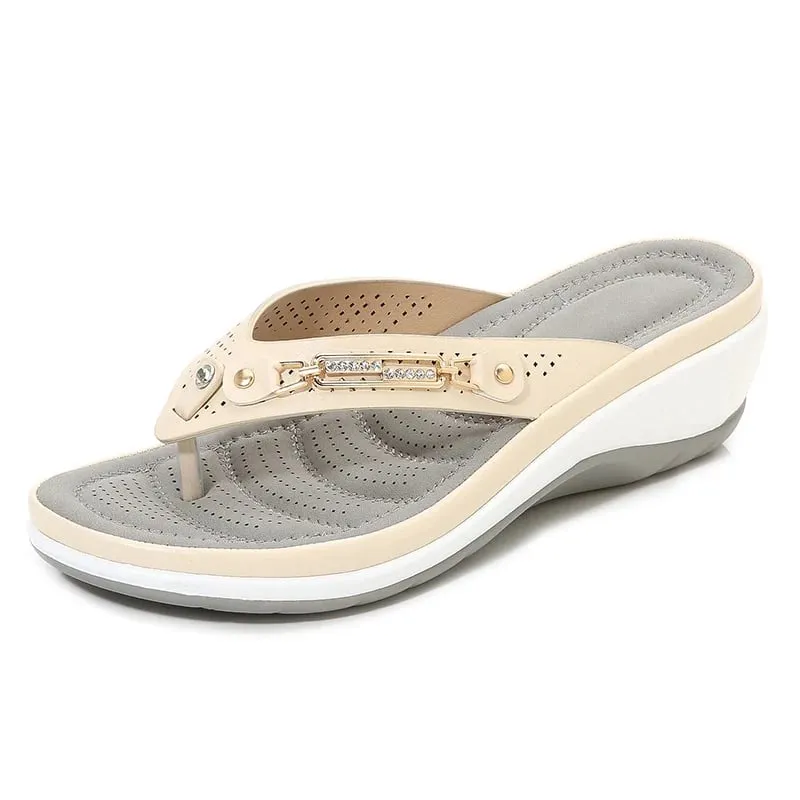 ⏰Women's Arch Support Soft Cushion Flip Flops Thong Sandals Slippers