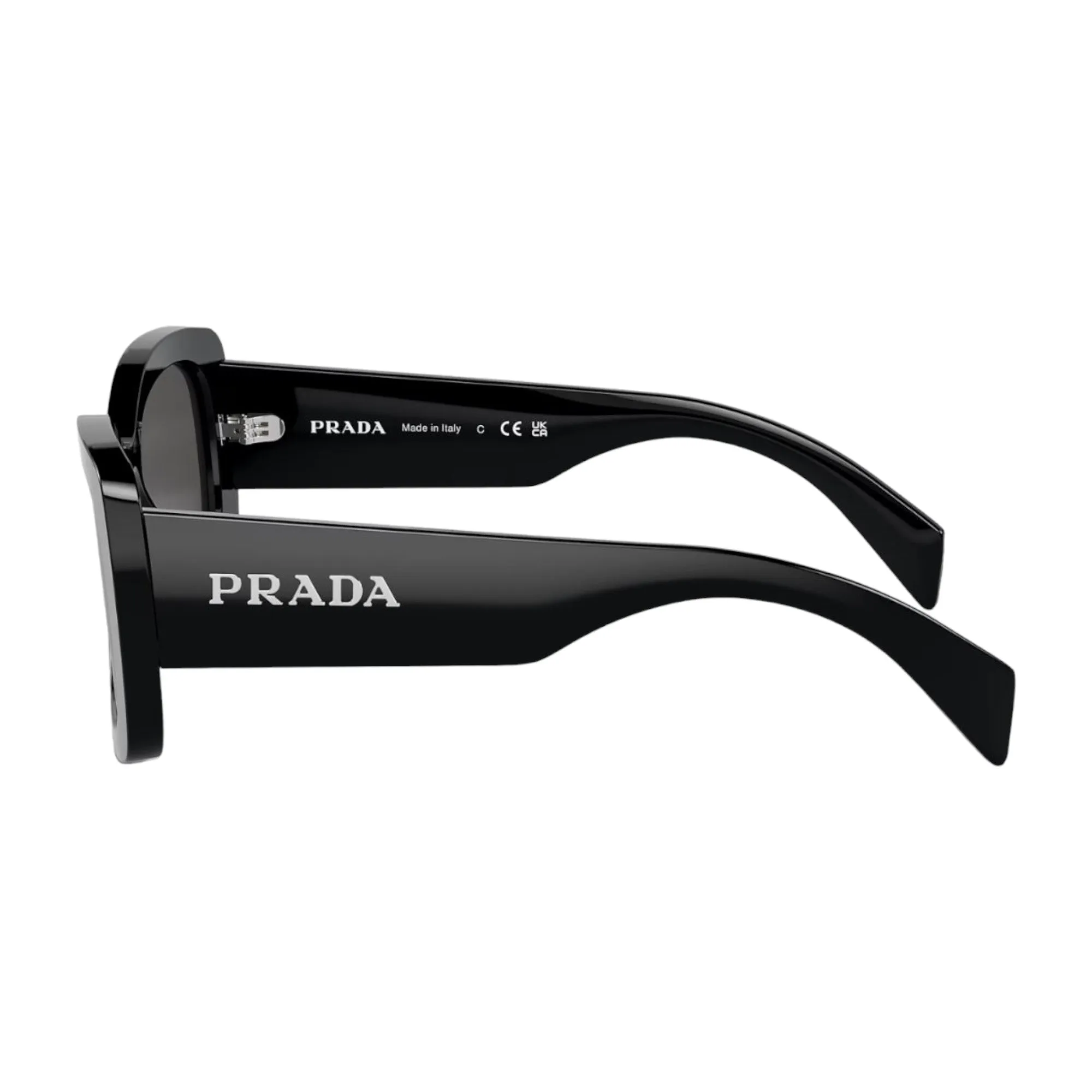 Womens Prada Sunglasses Pr A08s Black/ Dark Grey Sunnies