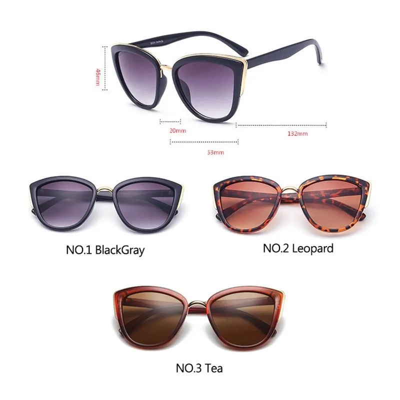 Women's Vintage Cat Eye Mirror Anti-Reflective Plastic Party Sunglasses