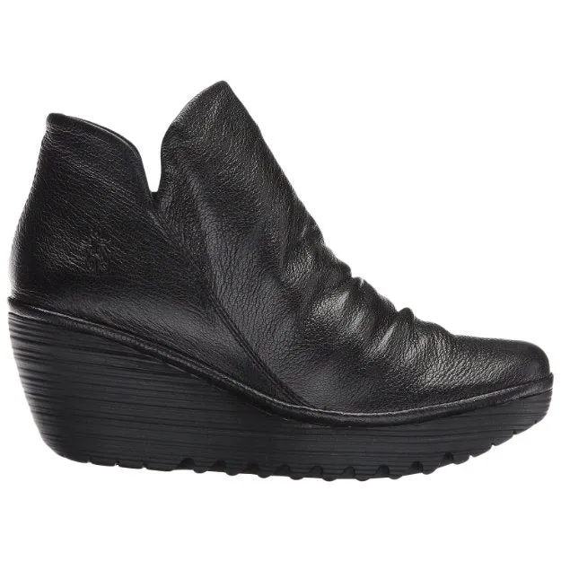 Yip Mousse Leather Women's Zip Up Ankle Boots